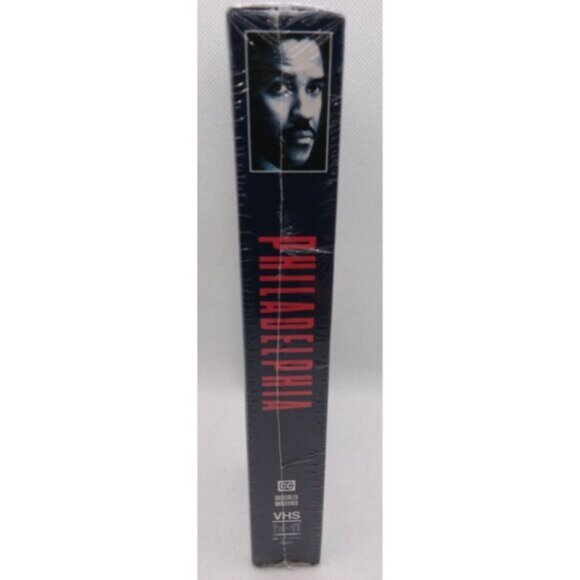Philadelphia VHS Sealed Tom Hanks Denzel Washington Jonathan Demme Video - Picture 6 of 10